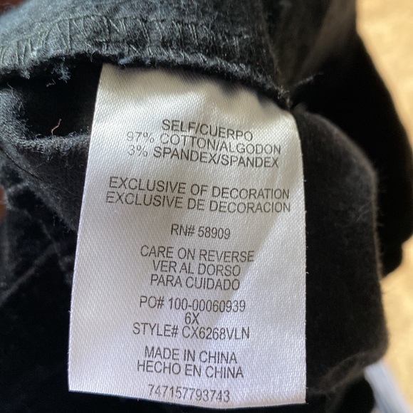 COPPER KEY - BLACK CORDUROY SKIRT - Picture 4 of 4